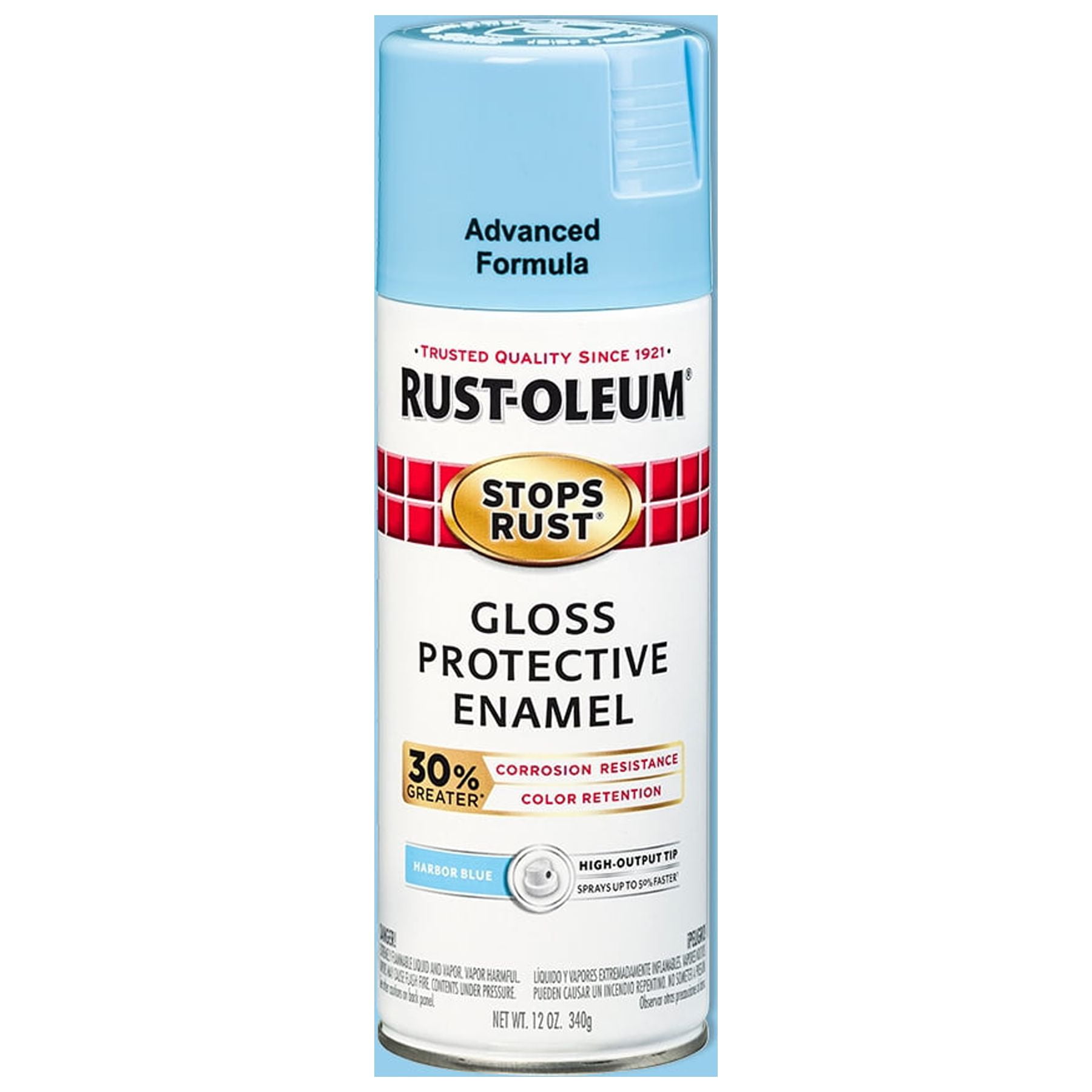 RustOleum Stops Rust Advanced Gloss Harbor Blue Protective Enamel