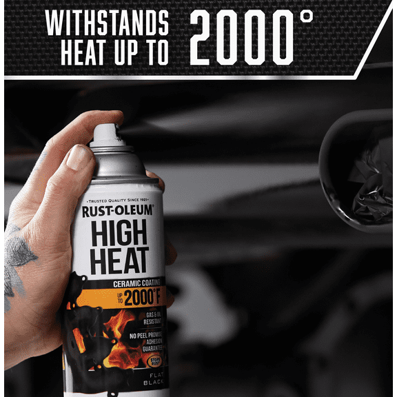 Rust-Oleum Stops Rust Automotive High Heat Spray Paint - Pack of 6