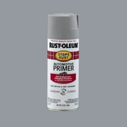 Light Gray, Rust-Oleum Stops Rust Automotive Primer Flat Spray Paint-2081830, 12 oz