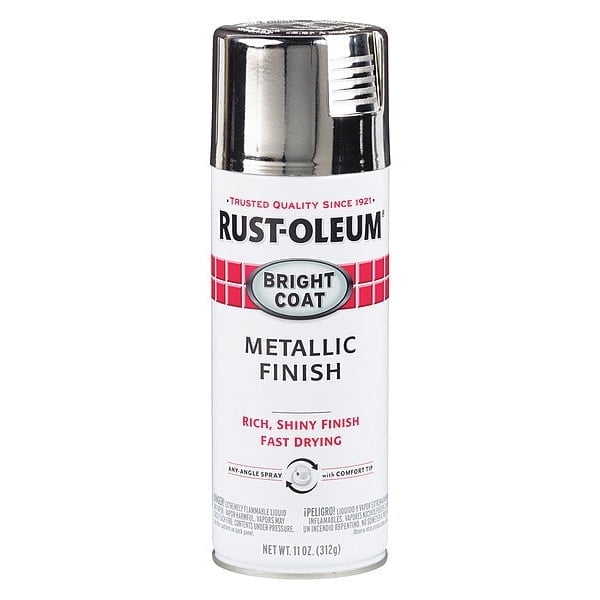 Rust-Oleum Stops Rust Bright Coat Silver Metallic 11 oz Spray Paint