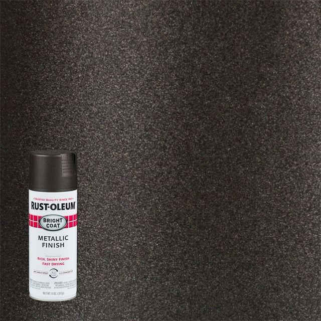 RustOleum Stops Rust Dark Bronze Bright Coat Metallic Spray 11 oz