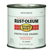 Rust-Oleum 7791730 Protective Enamel, 8-Ounce, Satin White