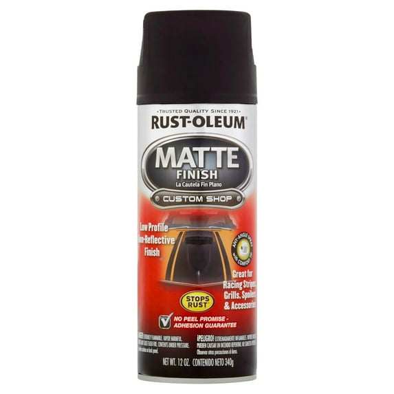 Rust-Oleum Stops Rust Matte Finish Custom Shop, 12 oz
