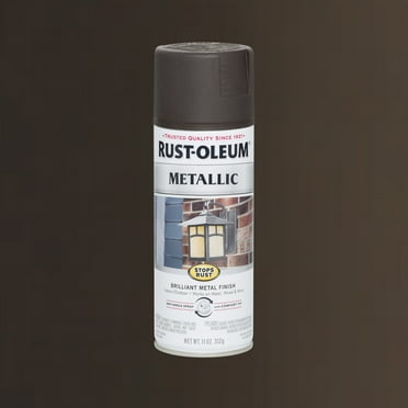 Rust-Oleum Stops Rust Metallic Oil Rubbed Bronze Brilliant Metal Finish Spray Paint, 11 oz