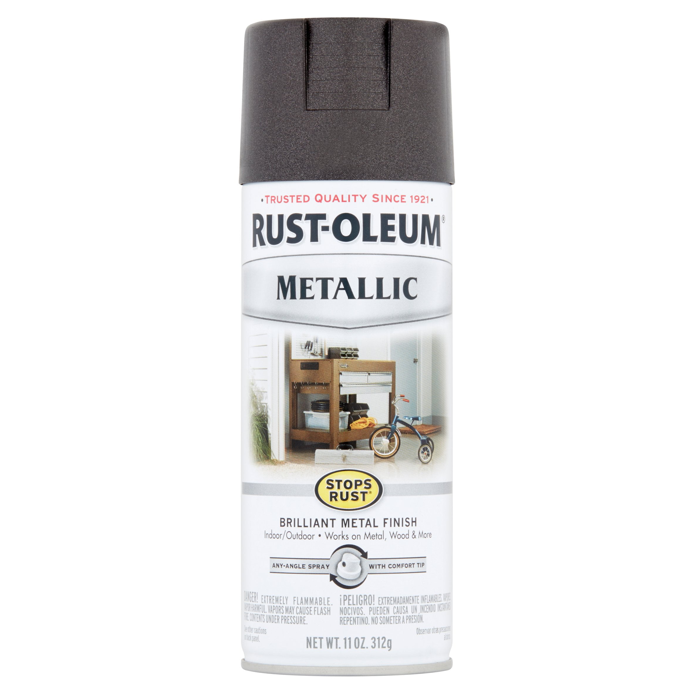 Rust-Oleum 249131-2PK Universal All Surface Metallic Spray Paint, 11 oz,  Oil Rubbed Bronze, 2 Pack 
