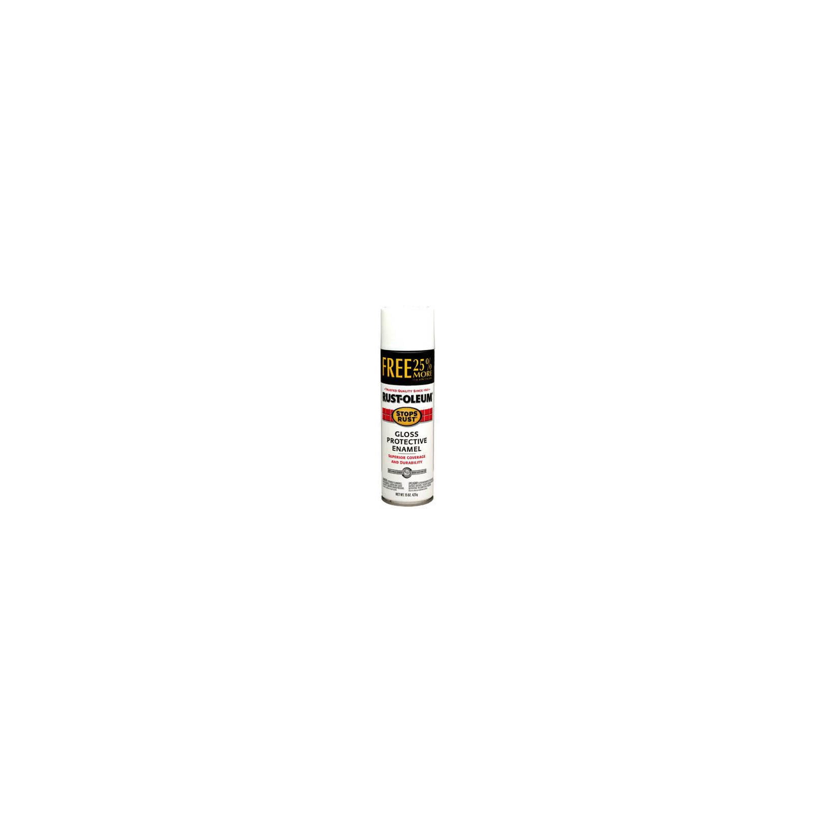 Rust-Oleum Stops Rust Protective Enamel, Gloss White, 25% Bonus