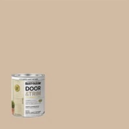Rust-Oleum Stops Rust Satin White Tint Base Door Paint Exterior and Interior 1 qt
