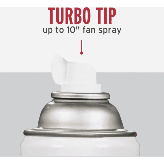 Rust-Oleum Stops Rust Turbo Spray Paint - Pack of 6 Interior & Exterior Use, Professional Finish