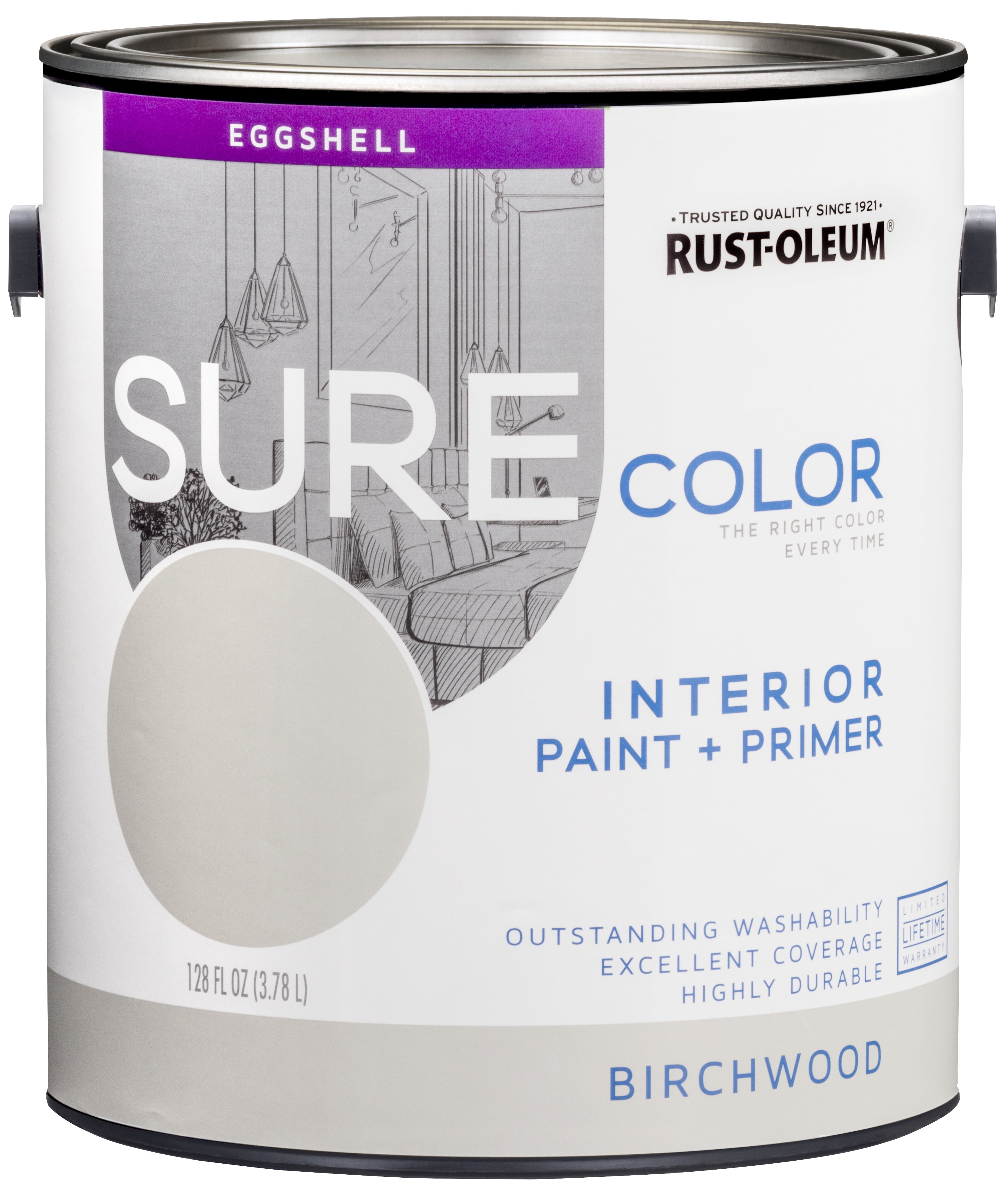 Rust-Oleum® SureColor® Interior Eggshell Paint Primer - Black, 2 ct / 128  fl oz - Ralphs