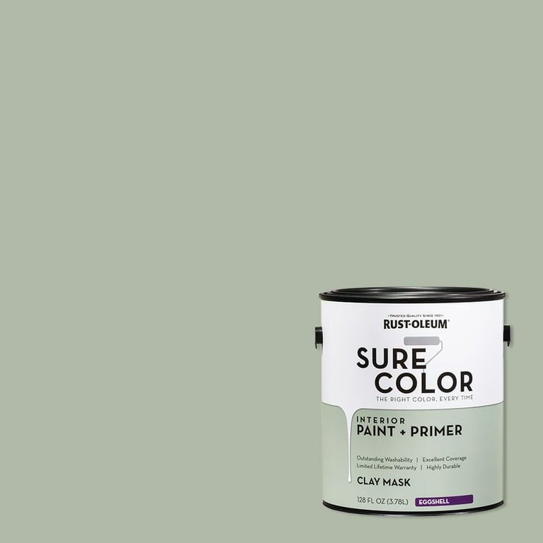 Clay Mask, Rust-Oleum Studio Color Interior Paint + Primer, Semi-Gloss  Finish, Gallon 