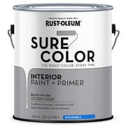 Rust-Oleum Sure Color Eggshell Storm Gray Interior Wall Paint and Primer, Gallon