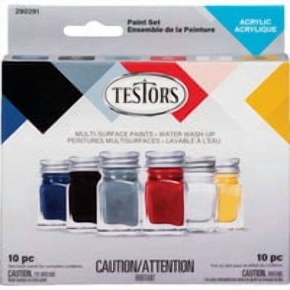 Rust-Oleum Testors Assorted Acrylic Craft Paint Sets - Pack of 9 Value Multipack