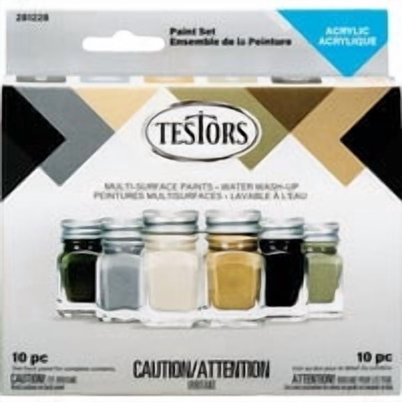 Rust-Oleum Testors Assorted Acrylic Craft Paint Sets - Pack of 9