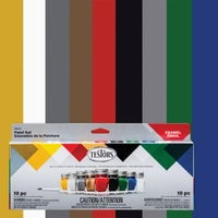 Rust-Oleum Testors Assorted Hobby Paint - Pack of 10