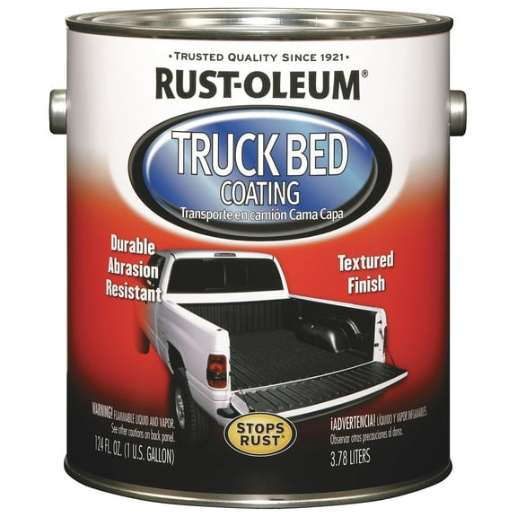 Rust-Oleum Truck Bed Coating, 1gal., Black, 128 Fl Oz (Pack of 1) CA3