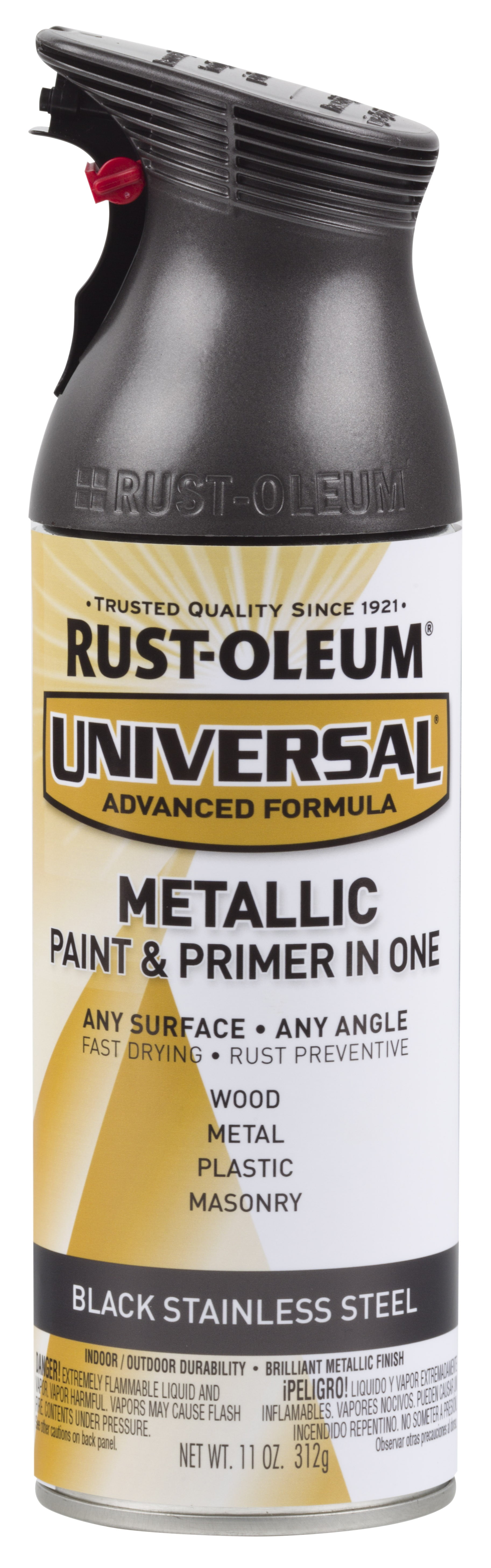 Paints For Industry Metalize® Industrial Primer Aerosol Spray Primer For  Steel Metal Iron MIL-SPEC OEM, 10.75 oz. (Black Primer) 8-S-1116