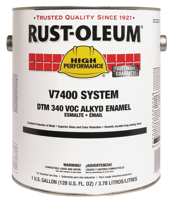 Interior/Exterior Paint, High Gloss, Oil Base, Machine Tool Gray, 1 gal 245409