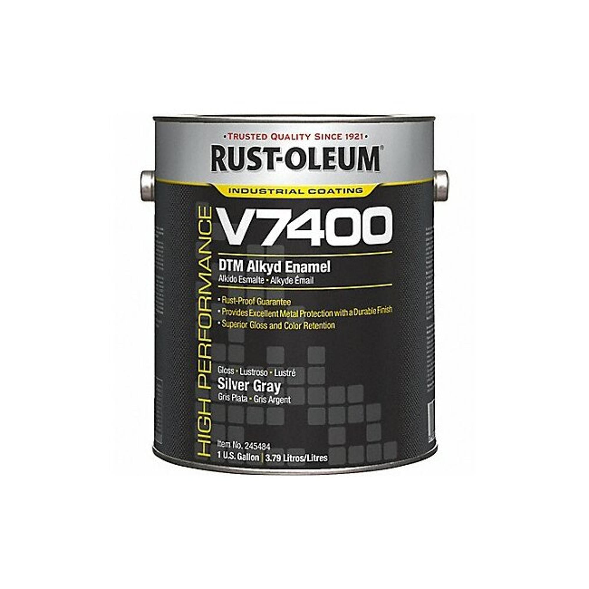 Rust Oleum 9100 Rust-Oleum V7400 Silver Gray 340 VOC DTM Alkyd