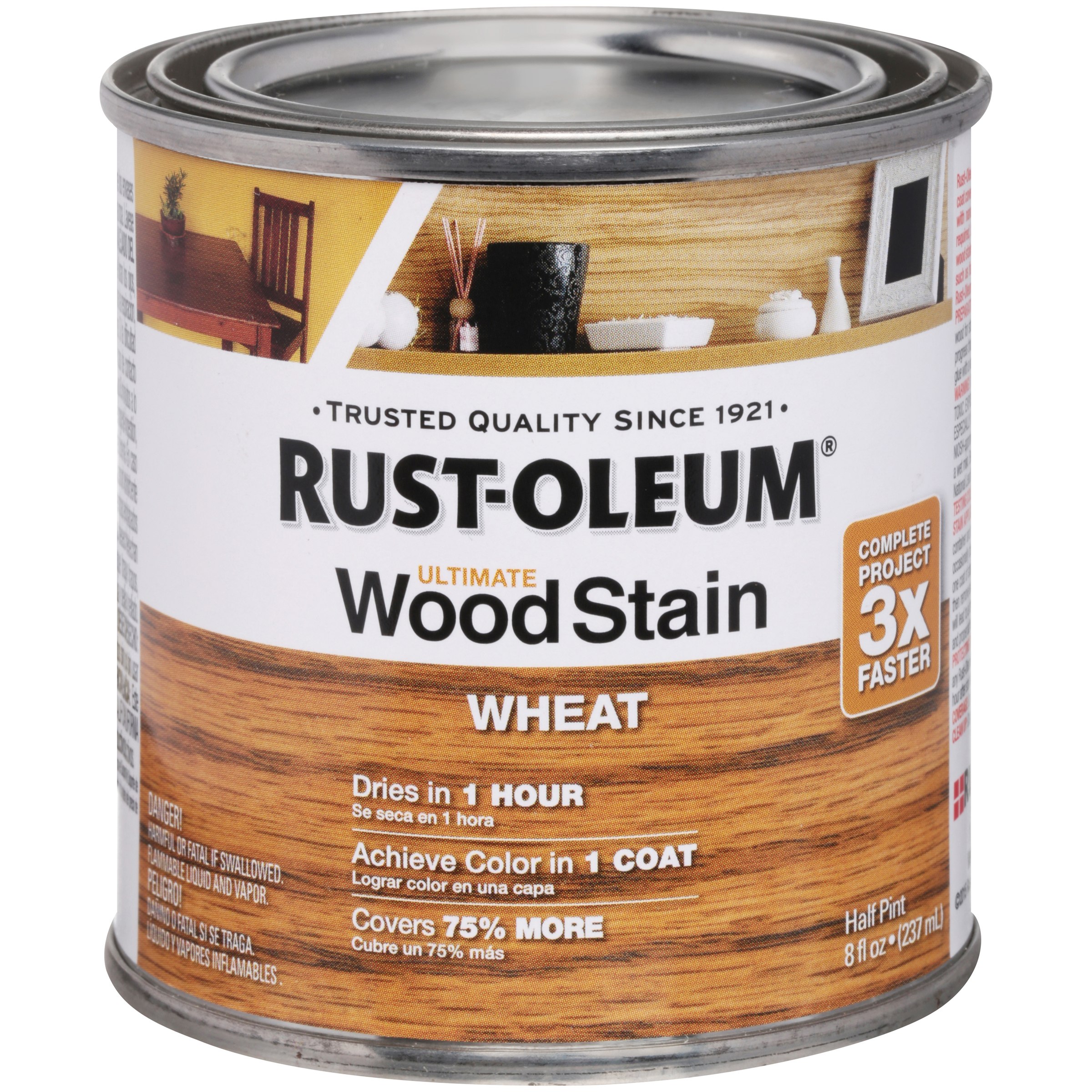 Rust-Oleum Wheat Wood Stain, 8 fl oz - image 1 of 4