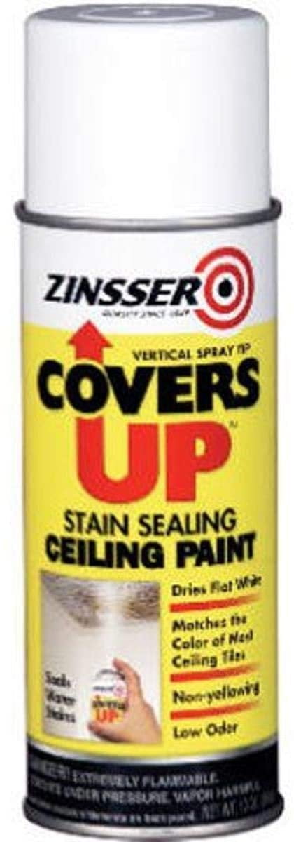 Rust-Oleum Zinnser 03688 Cover Up White Stain Sealing Ceiling Paint
