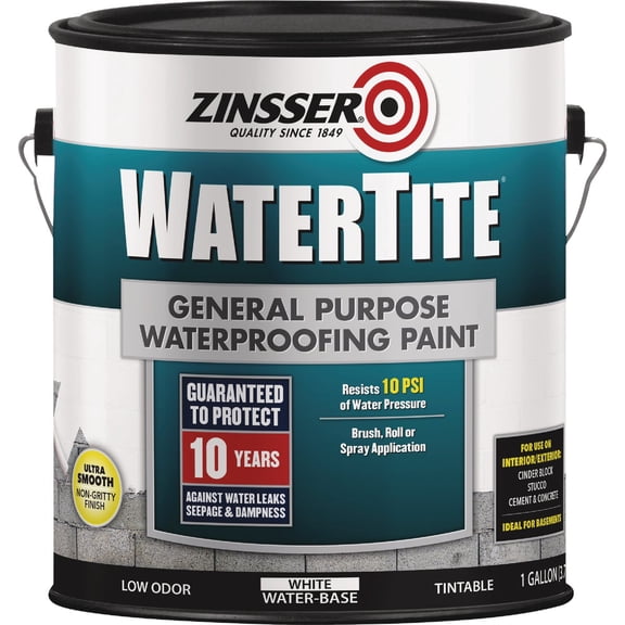 Rust-Oleum Zinsser WaterTite General Purpose Waterproofing Paint - Pack of 2