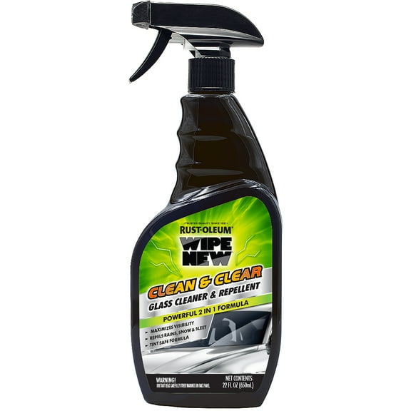 Rust-Oleum Wipe New Ceramic Glass Cleaner & Repellent-387741S, 22 oz