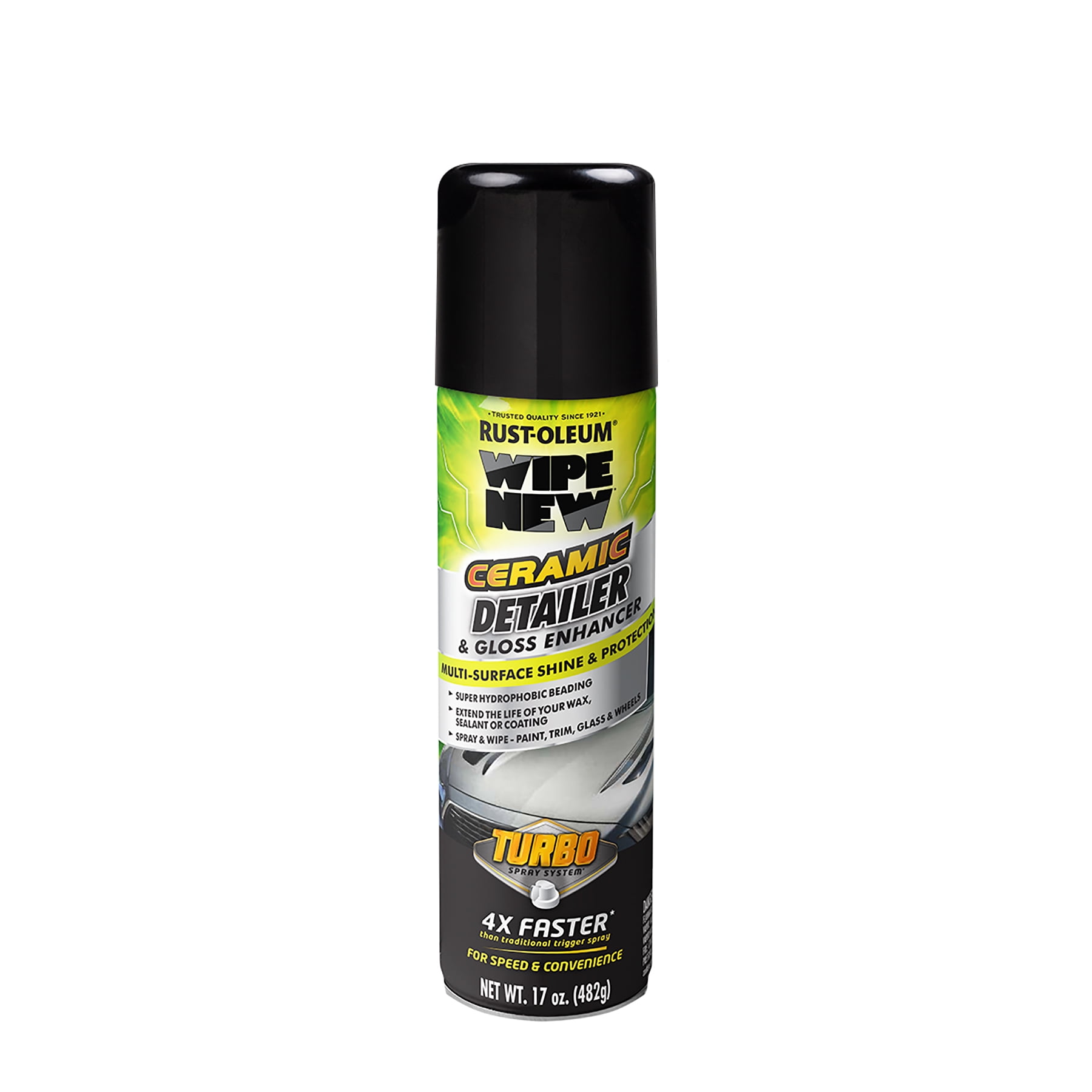 Rustlフィニッシュ Rust-Oleum Wipe New Ceramic Turbo Detailer & Gloss Enhancer
