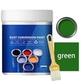thumbnail image 1 of Rust Paint,Rust Converter,Rust Encapsulator,Rust Encapsulator Paint,Weatherproof Rust Converter Paint for Metal,Rust Converter for Metal,Water-Based Metallic(Green 500g/17.64oz)from QiwagFerng, 1 of 10