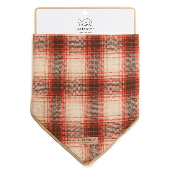 Rust Plaid Bandana