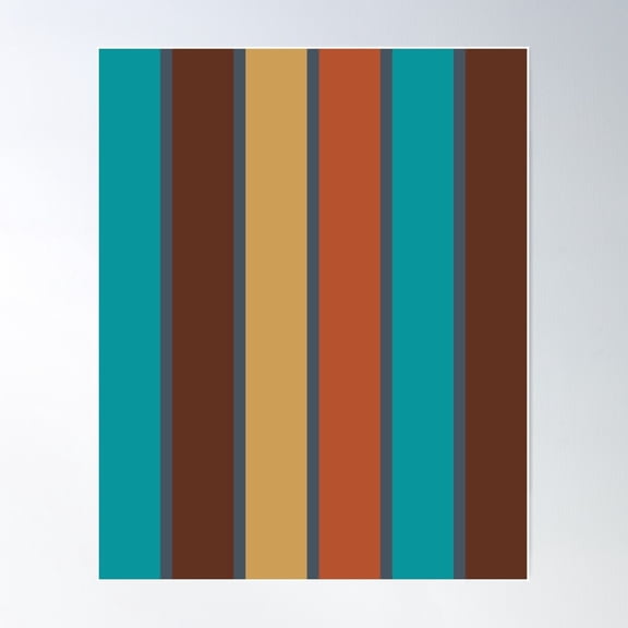 Rust Poster Wall Art, Modern Wall Decor For Living Room Bedroom, 8x12 UNFRAMED