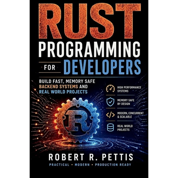 Rust Programming for Developers: Build Fast, Memory-Safe Backend Systems and Real-World Projects, (Paperback)