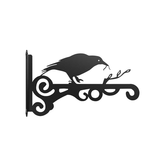 Rust Proof Bird and Plant Hanging Bracket, Outdoor Garden and Balcony Hook for Hanging Planters and Feeders, Decorative Support for Wind Chimes and s, Easy Install Wall Mount