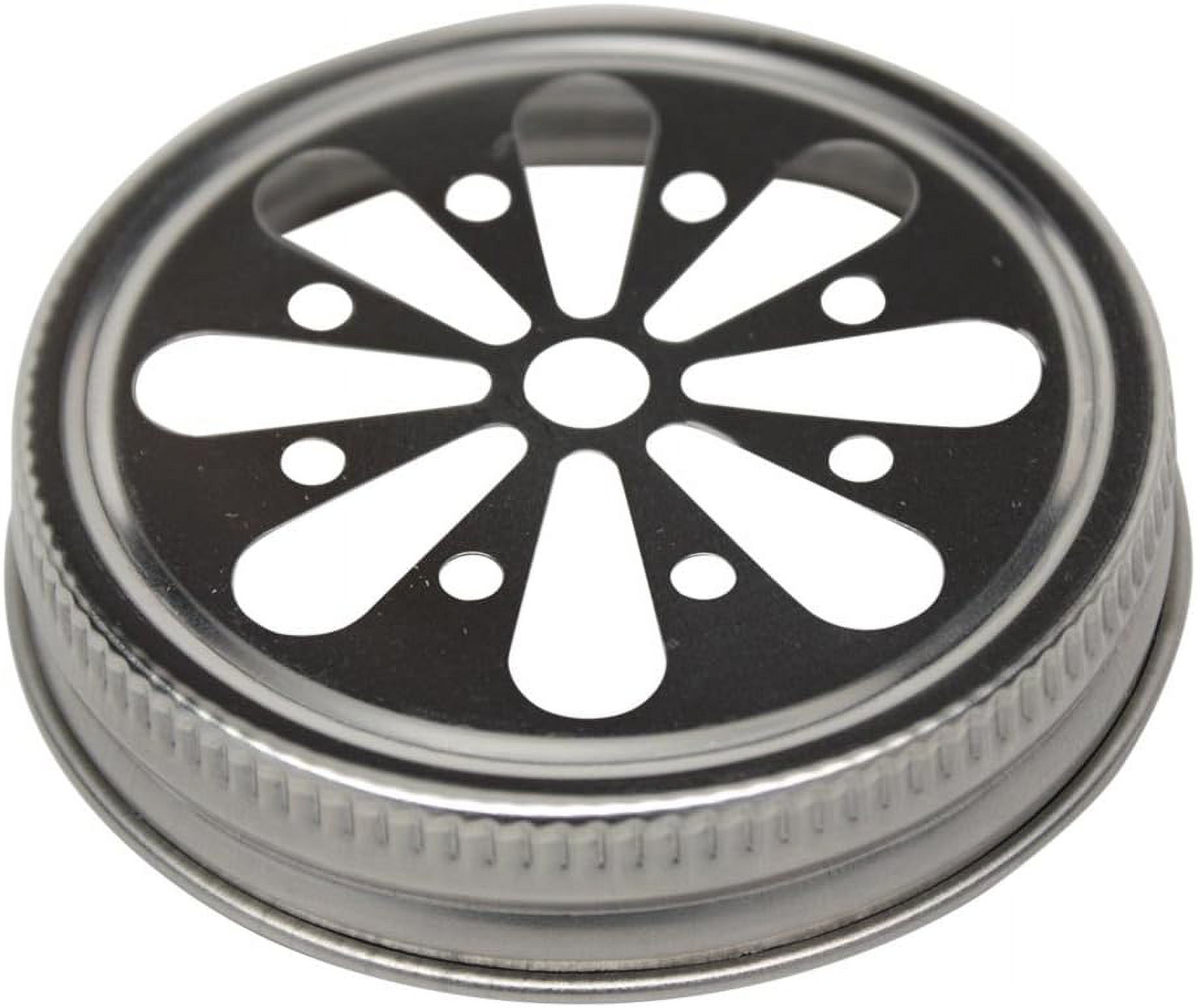 Rust Proof Cut Lids for Mason, , Canning Jars (5 Pack, Regular Mouth