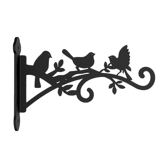 Rust Proof Hanging Bracket, Iron Hook for Hanging Plants, Bird Feeders, Wind Chimes, Lanterns, Easy Installation for Courtyards, Balconies, Porches, Perfect for Garden Enthusiasts