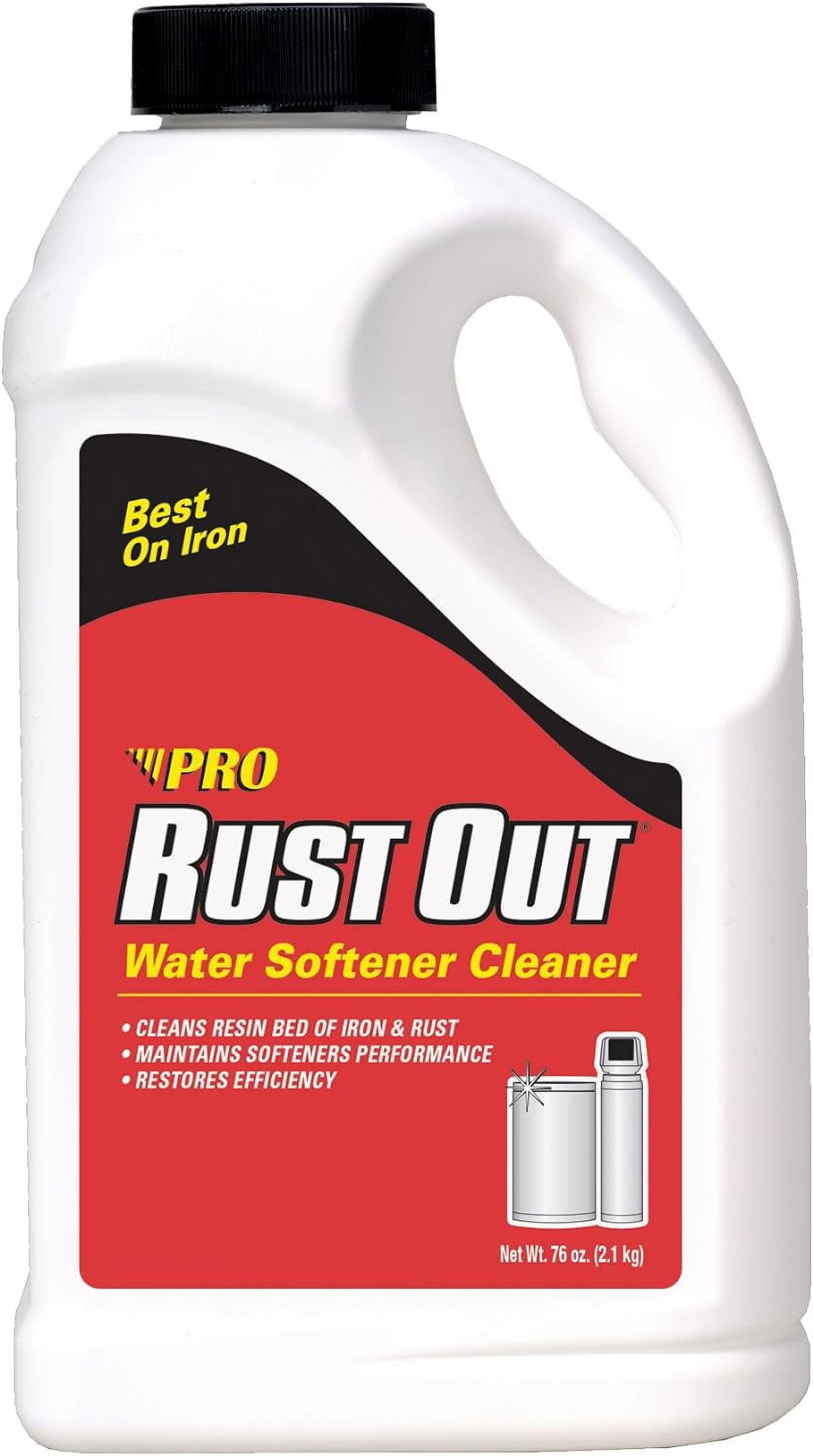 Rust RO05B Water Softener Cleaner And Iron Remover, 4.75 Lb. Bottle, 3 ...