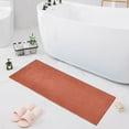 thumbnail image 1 of Rust Red Bath Mat 39x20 Non-Slip Bathroom Rugs Absorbent Soft Plush Quick Dry for Tub Shower Kitchen Home Decor, 1 of 8