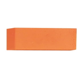 Rust Removal Eraser,Cast Iron Pans Rust Eraser,Rubber Stain Remover,Remove Rust from Any Metallic Surface,Rubber Rust Cleaning Eraser for Cookware and Pots,Kitchen,Bathroom,3.15''x1''x0.5''(Orange)