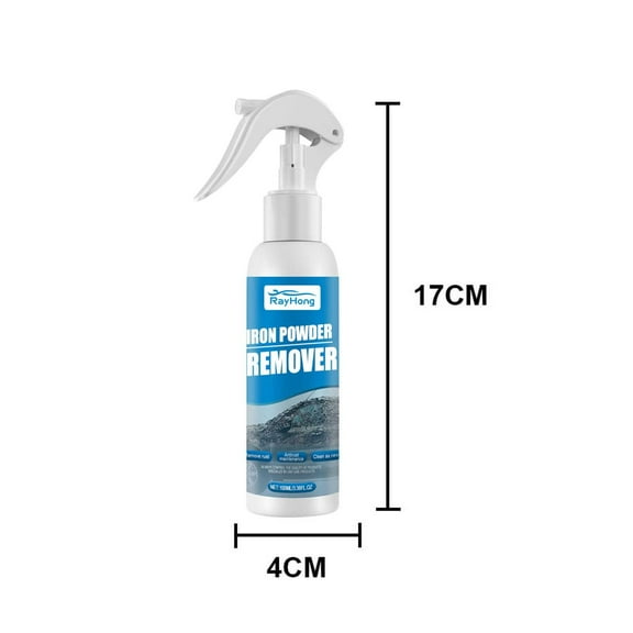 Rust Removal Spray, 100ml Rinse-Free Foam Cleanser for Cars Maintenance, Non-Corrosion Protective Coating on Fabric Leather Plastic Metal, Long Lasting Degreasing Agent