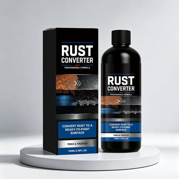 Rust Remover for Auto Metal Parts Household Hardware, Rust Converter, Car Rust Treatment, 3.38 fl oz Rust to Primer Liquid, Ready-to-Paint Protective Coating, Easy DIY Rust Repair