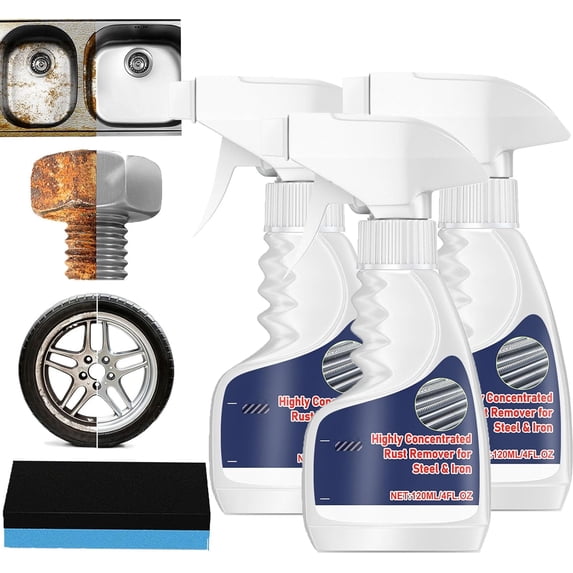 Rust Remover,Highly Concentrated Rust Remover for Steel & Iron,Highly ...