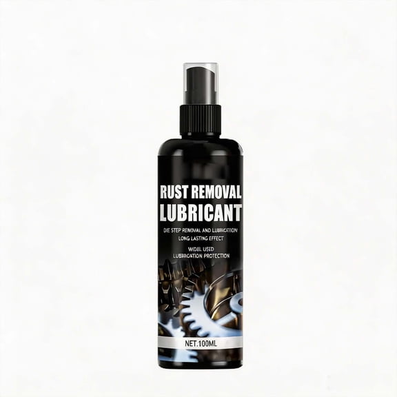 Rust Remover Lubricant Spray Multi Purpose Penetrating Oil, Rust Dissolver and Protective Lubricant for Bike Chain Automotive Parts Bolts Hinges Tools Metal Maintenance 100ml