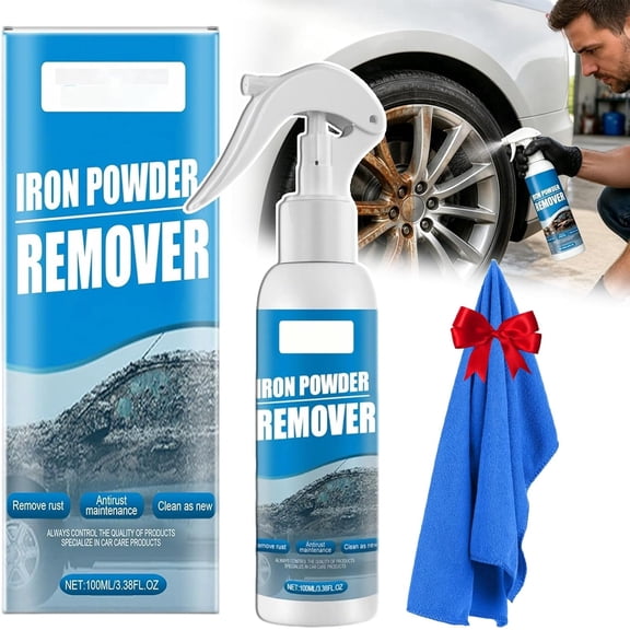 Rust Remover Spray 100ml, Iron Cleaner for Wheels Rims Metal