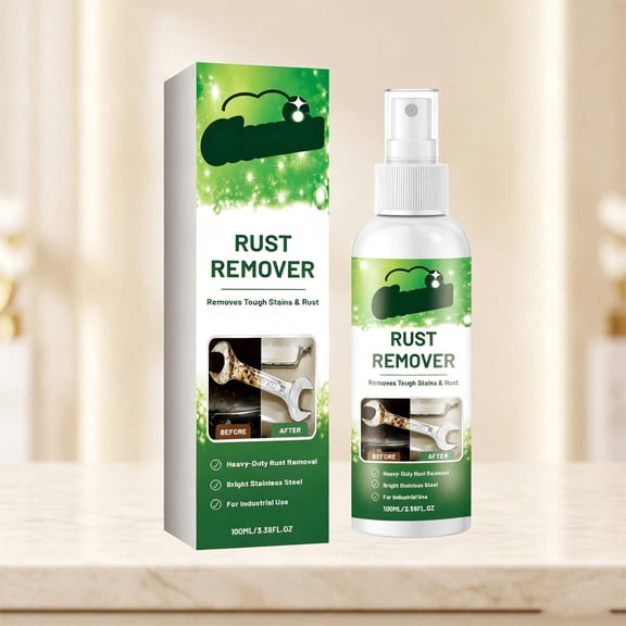 Rust Remover Spray, 100ml ,Metal Cleaner,Multi Purpose Rusted Bolts, Nuts, Pipe Connections & Locks ,Wrenches Bolts Auto Hardware