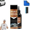 thumbnail image 1 of Rust Remover Spray, 2025 Upgrade Rust Remover for Metal, Car Scratch Remover, Iron Stain Cleaner for Heavy Duty Rust Dissolver for Metal Tools Cars Chains (1 Rust Remover+1 Cloth+1 Sponge), 1 of 2