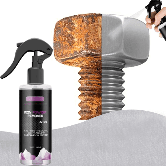 Rust Remover Spray 3.38oz, Rust Remover for Metal, Rust Dissolver, Rust Remover Spray for Car Detailing, Auto Paint, Wheels, Motorcycle, RV & Boat
