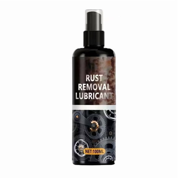 Rust Remover Spray for Metal 100ml Fast-Acting Oxidation Cleaner, MultiPurpose for Car Wheels, Tools & Chains, Lubricant & Protective Shield, Metal Cleaner For Tools Chains