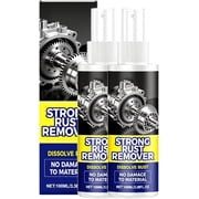 Rust Remover Spray for Metal - Heavy Duty Rust Stain Remover for Vehicles, Tools, Chains & Outdoor Equipment, Fast-Acting Formula Works in 5-15 Minutes, Industrial Strength Cleaner 1 Pack P