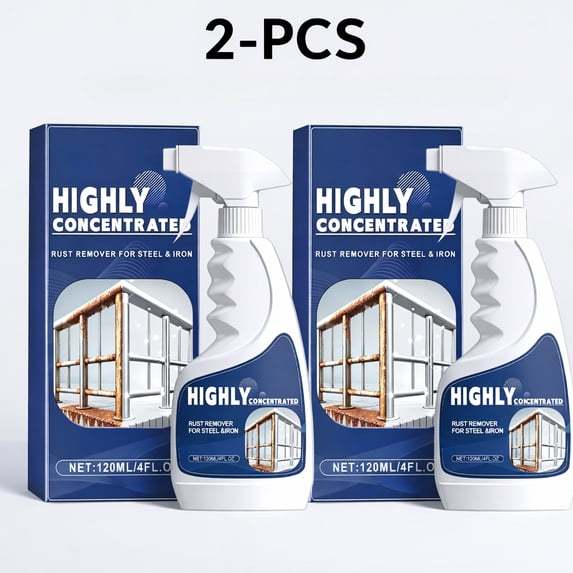 Rust Remover Spray for Metal, Powerful Rust Remover Heavy Duty Metal ...