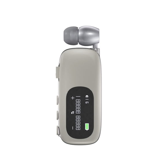Rust Resistant Bluetooth Headset | with Battery Powered LCD Display ABS | featuring vibration alert | Designed for Music Lovers D High Quality Durable Build