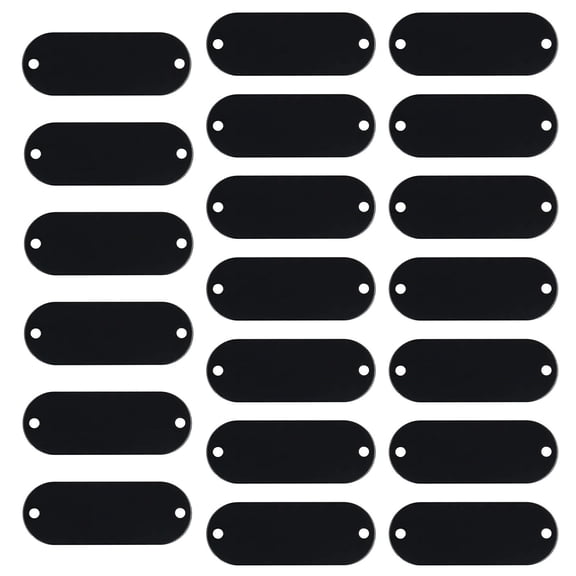 Rust-Resistant Metal Engraving Tags, Smooth-Edged Stainless Steel Labels for Outdoor & Dog Plates